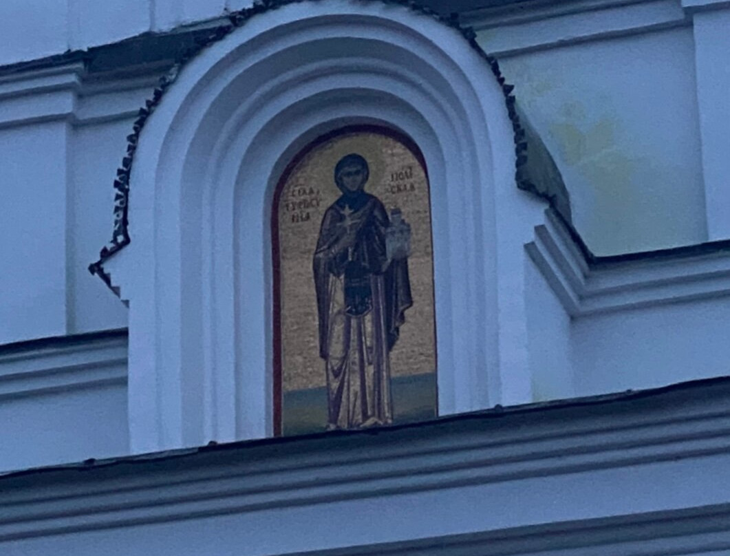 Nadvratnaya kolokolnya Spaso-Yevfrosiniyevskogo zhenskogo monastyrya-波洛茨克必去景点