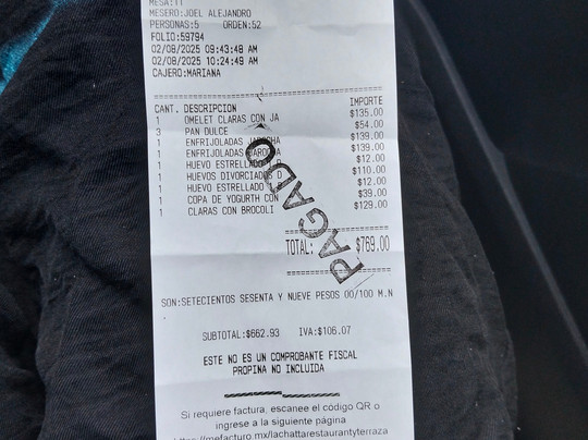 Restaurante La Chatta Centro