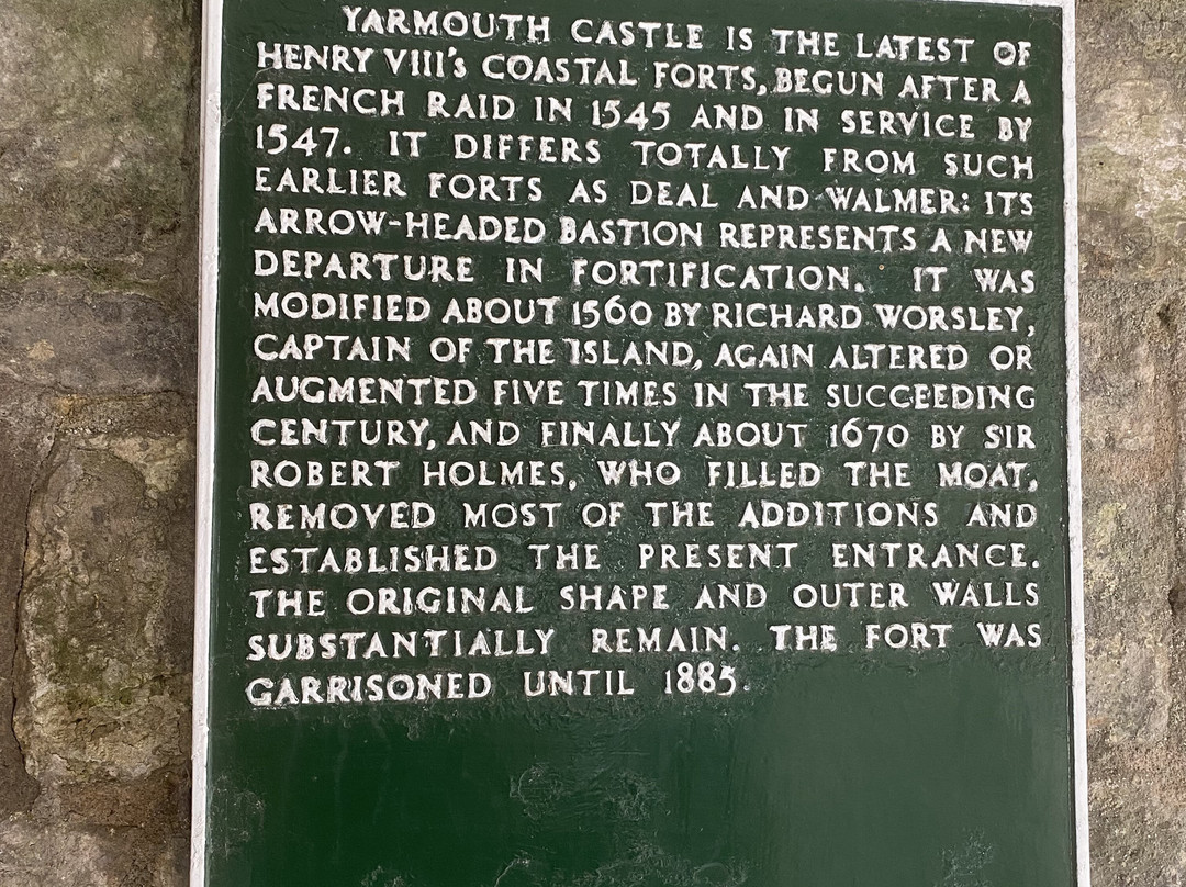 Yarmouth Castle-雅茅斯必去景点
