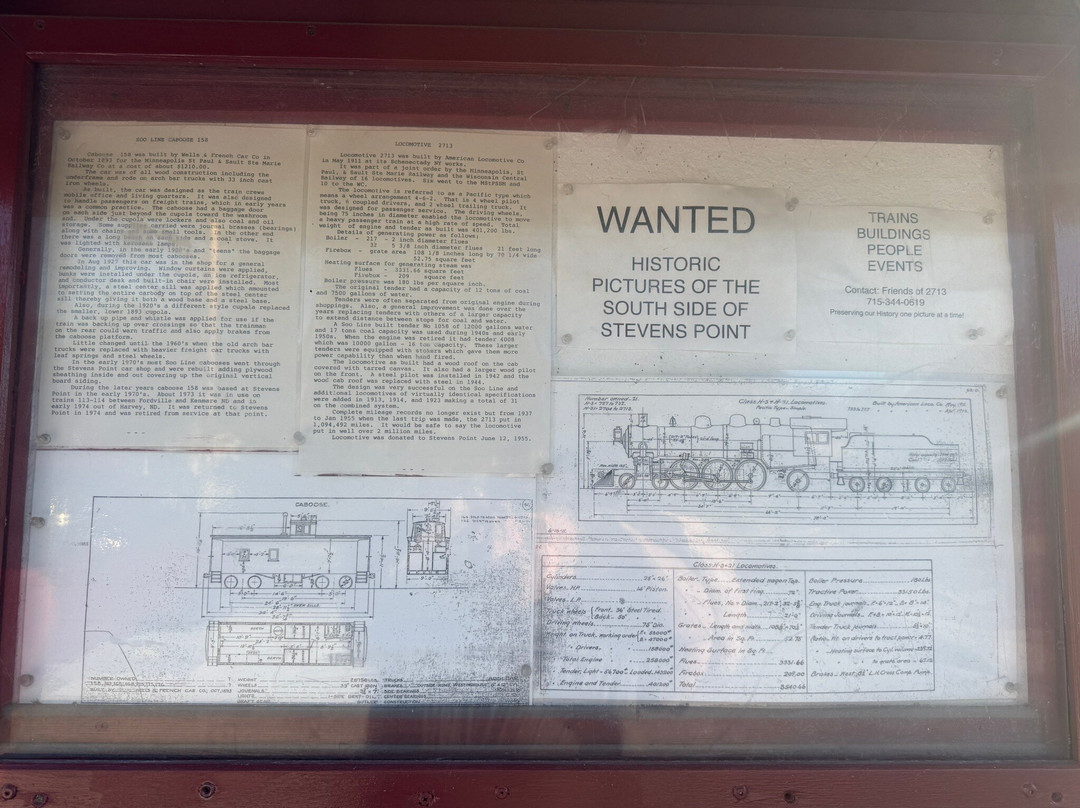 Soo Line Steam Locomotive Display