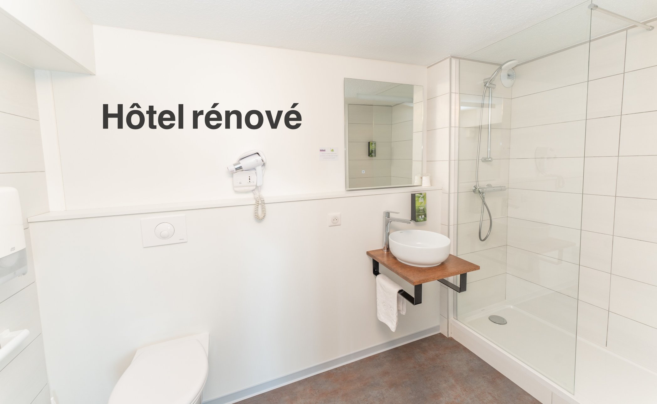 Hôtel Inn Design la Rochelle-浴室