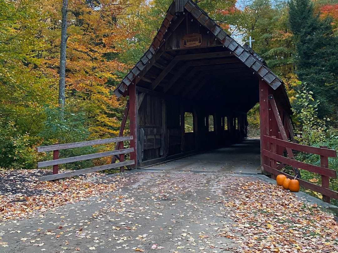 Loon Song Covered Bridge-Lake Ann必去景点