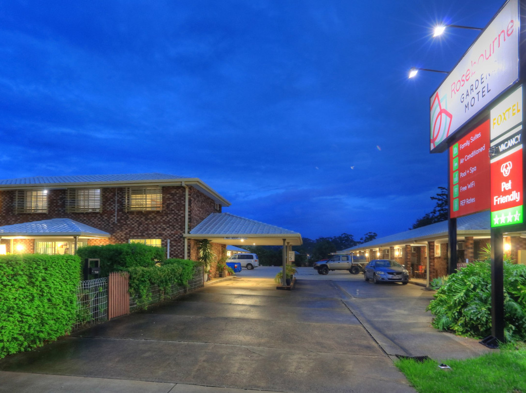 Woolgoolga酒店住宿-Rosebourne Gardens Motel