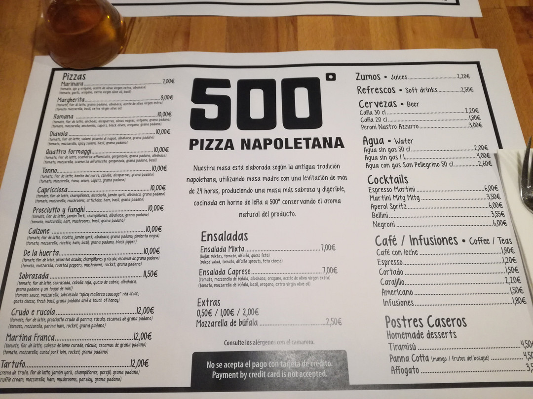 Pizzeria 500 Grados