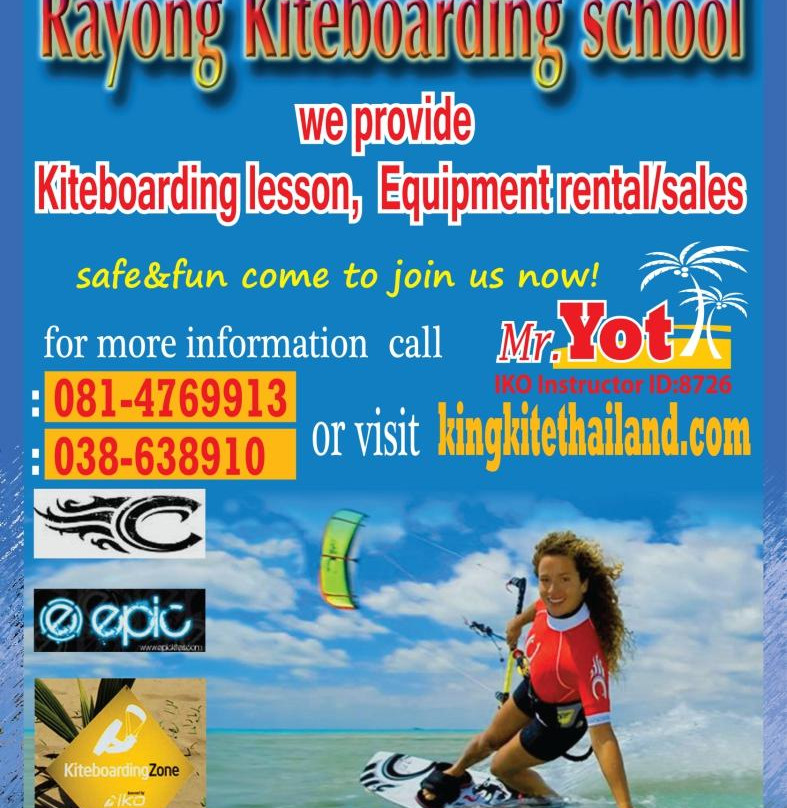 Rayong Kiteboarding School-查蓬必去景点