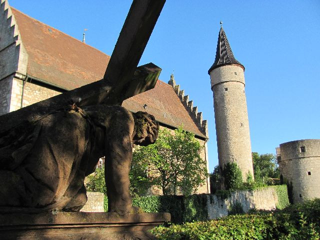Stadtgraben mit dickem Turm & Nikolausturm-Ochsenfurt必去景点