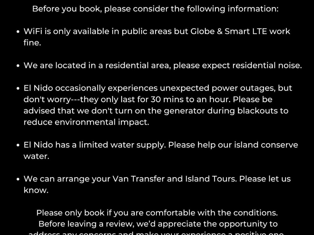 Barangay Buena Suerte酒店住宿-Hanna's Inn El Nido