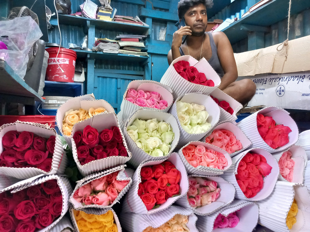 Malik Ghat Flower Market-加尔各答（亦写作“Calcutta”）必去景点