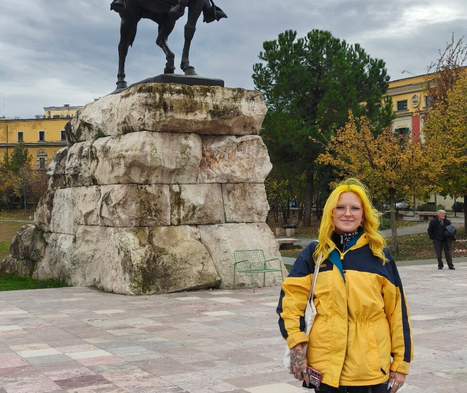 Skanderbeg Statue-地拉那必去景点