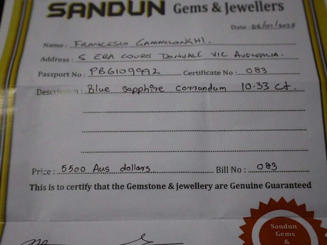 Sandun Gems And Clothings-Trincomalee必去景点