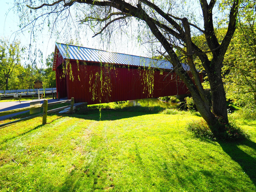 Cedarville旅游景点-Stevenson Road Covered Bridge