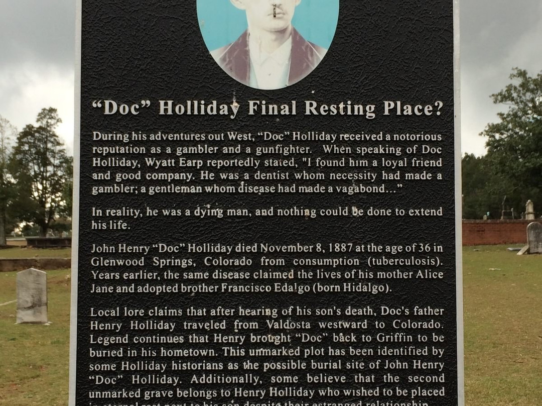 Barnesville旅游景点-Doc Holliday's Grave in Griffin