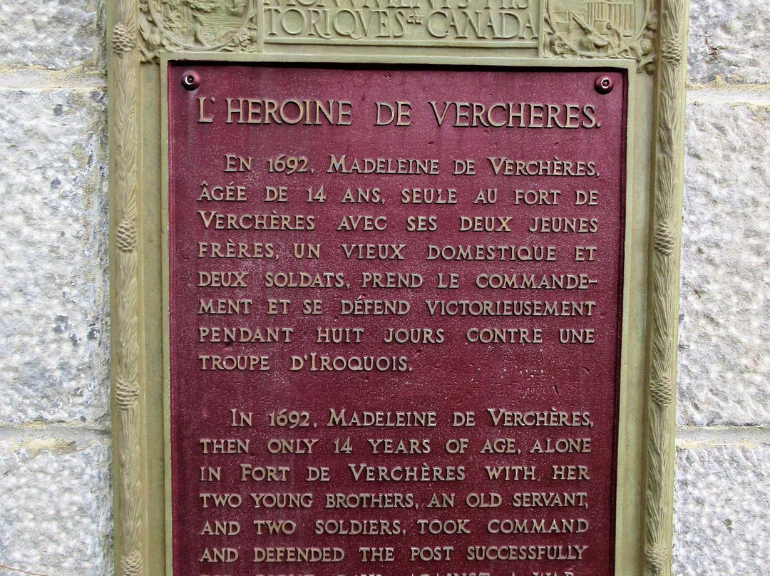 Madeleine de Vercheres National Historic Site of Canada-Vercheres必去景点