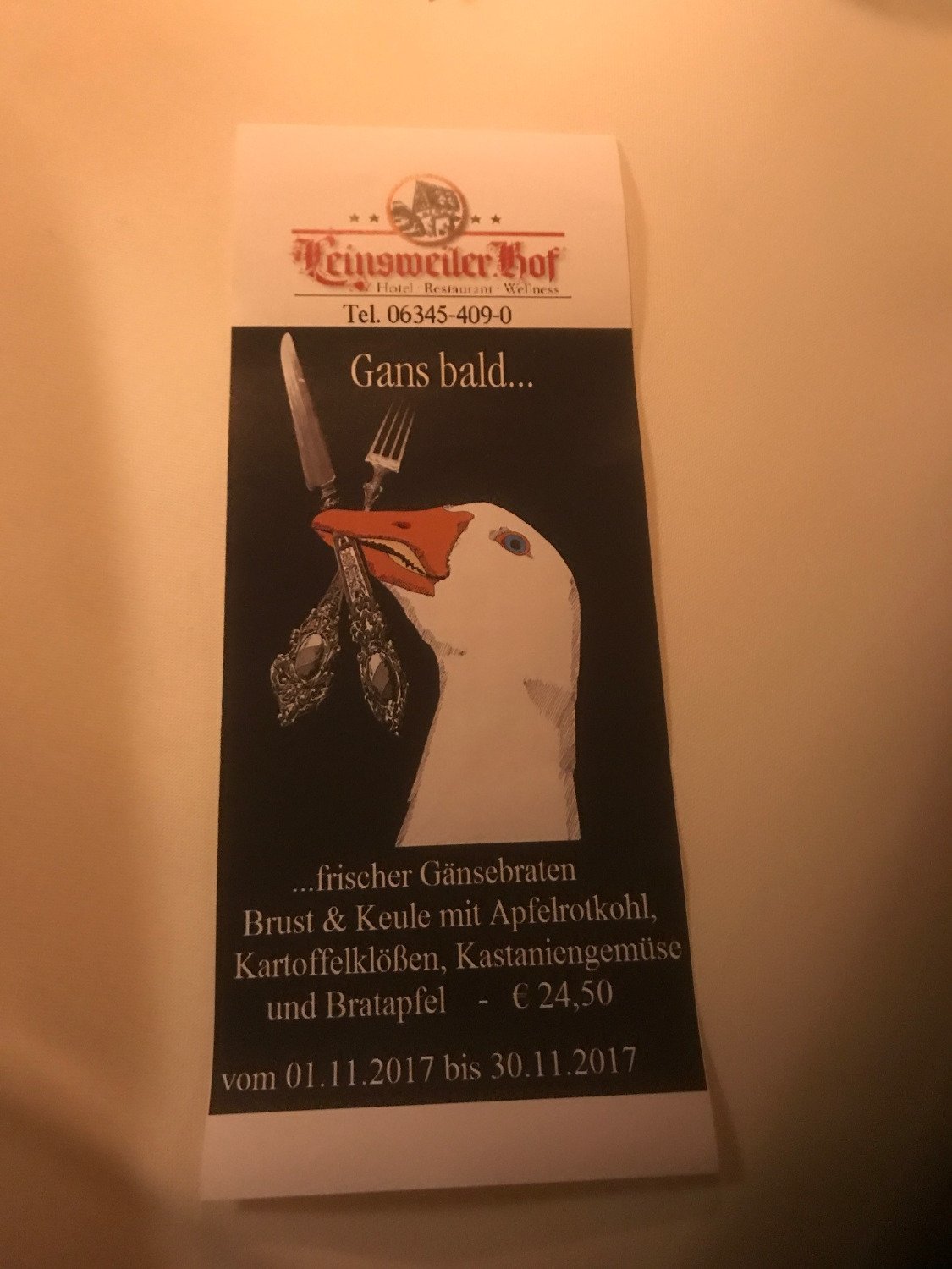Leinsweiler Hof-餐饮