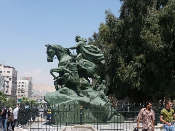 Saladin (Selahedîn) Statue-大马士革必去景点