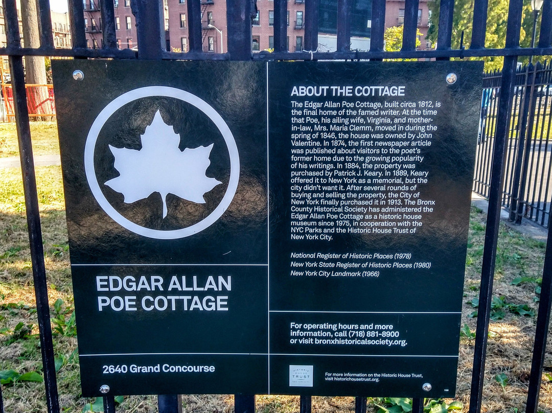 Edgar Allan Poe Cottage-布朗克斯必去景点