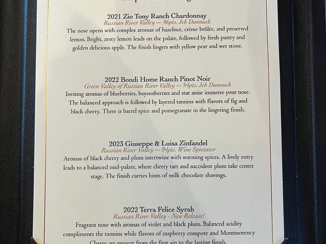 Martinelli Winery & Vineyards-Windsor必去景点