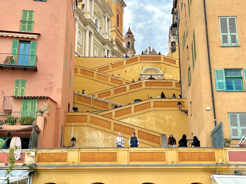 Escaliers-芒通必去景点