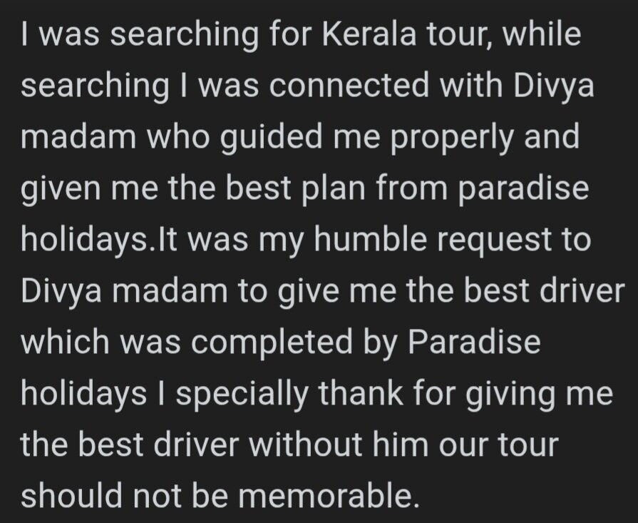 Paradise Holidays-柯钦必去景点