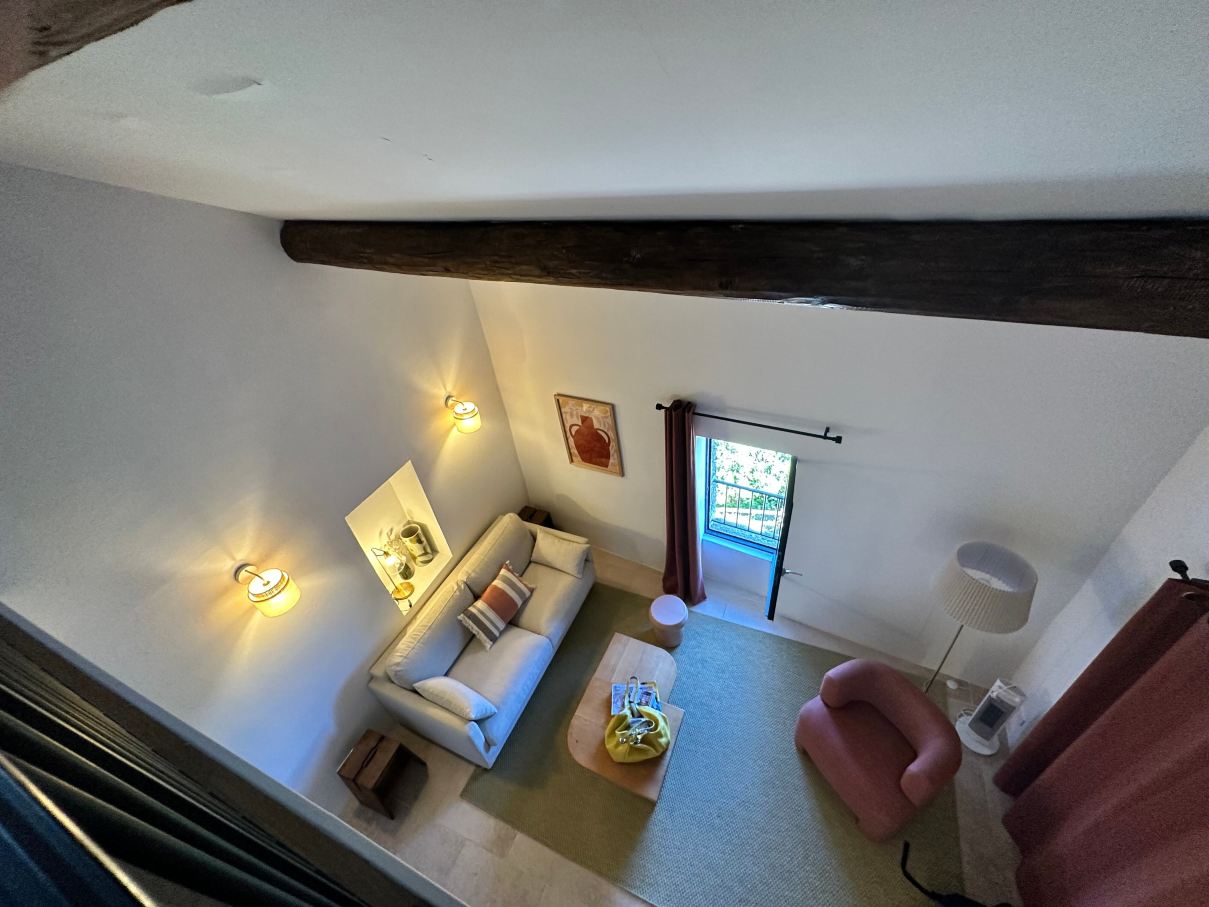 Chambres D'Hôtes Les Terrasses De La Borie-客卧