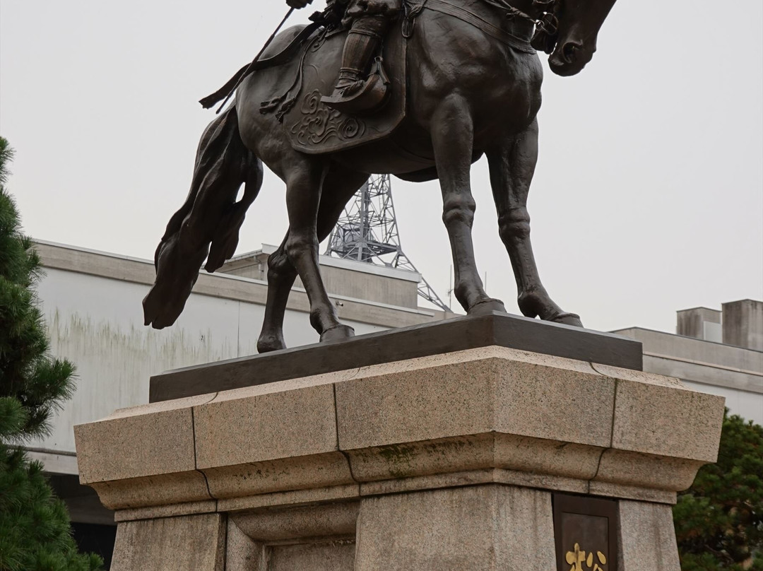 Horse-Riding Matsudaira Naomasa Statue-松江市必去景点
