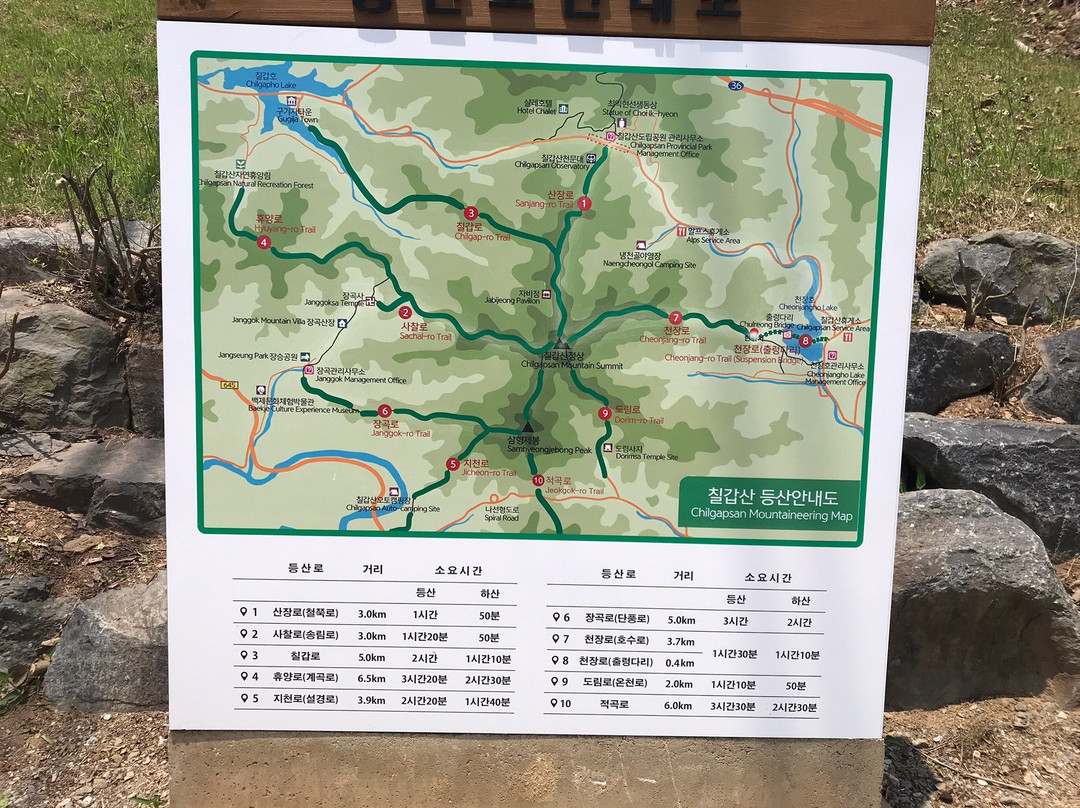 Cheonjang Lake Suspension Bridge-青阳郡必去景点