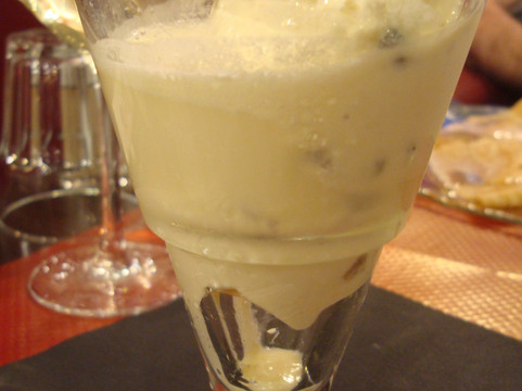 La crepe dans le bec