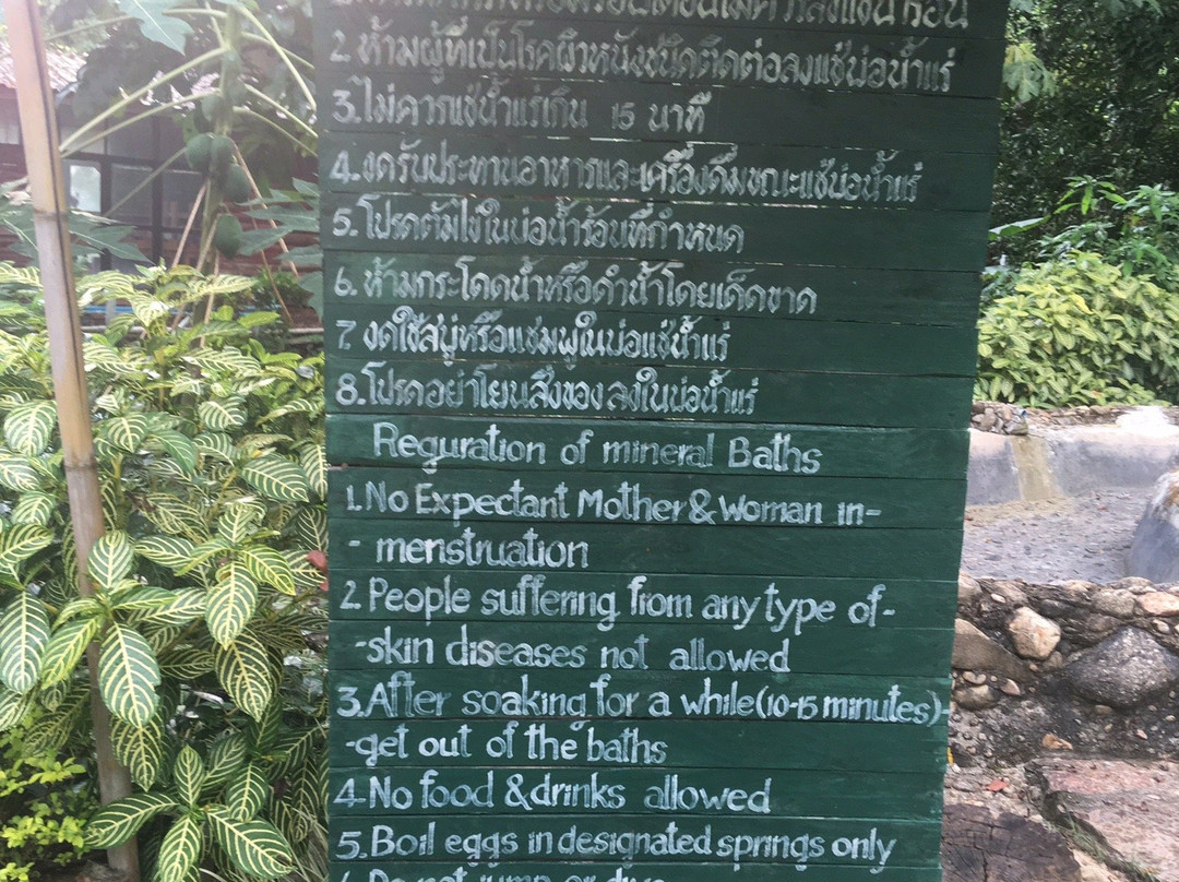 Mae Um Long Luang Hot Springs景点图片