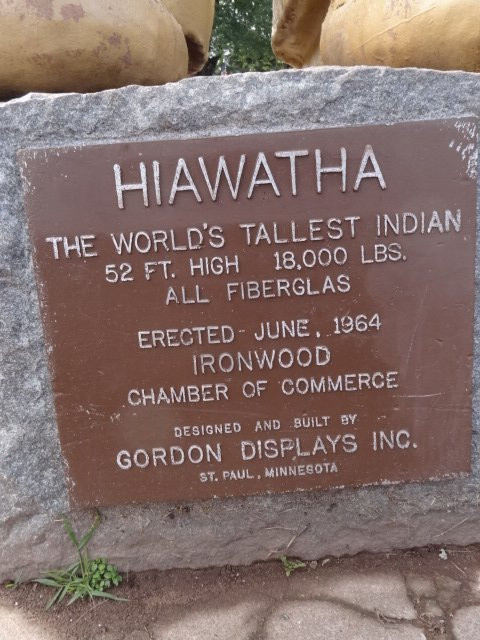 Hiawatha, World's Largest Indian