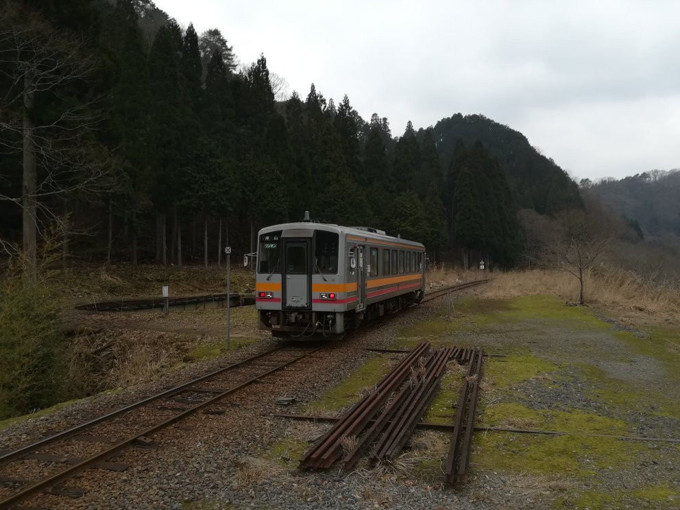 Mimasaka Kawai Station Railway Turntable-津山市必去景点