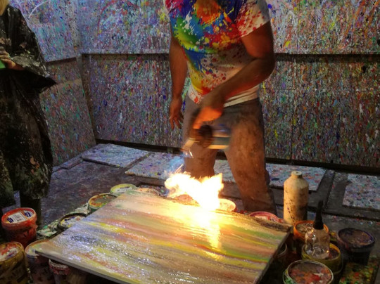 Krikelakrakel Actionpaiting-明斯特必去景点