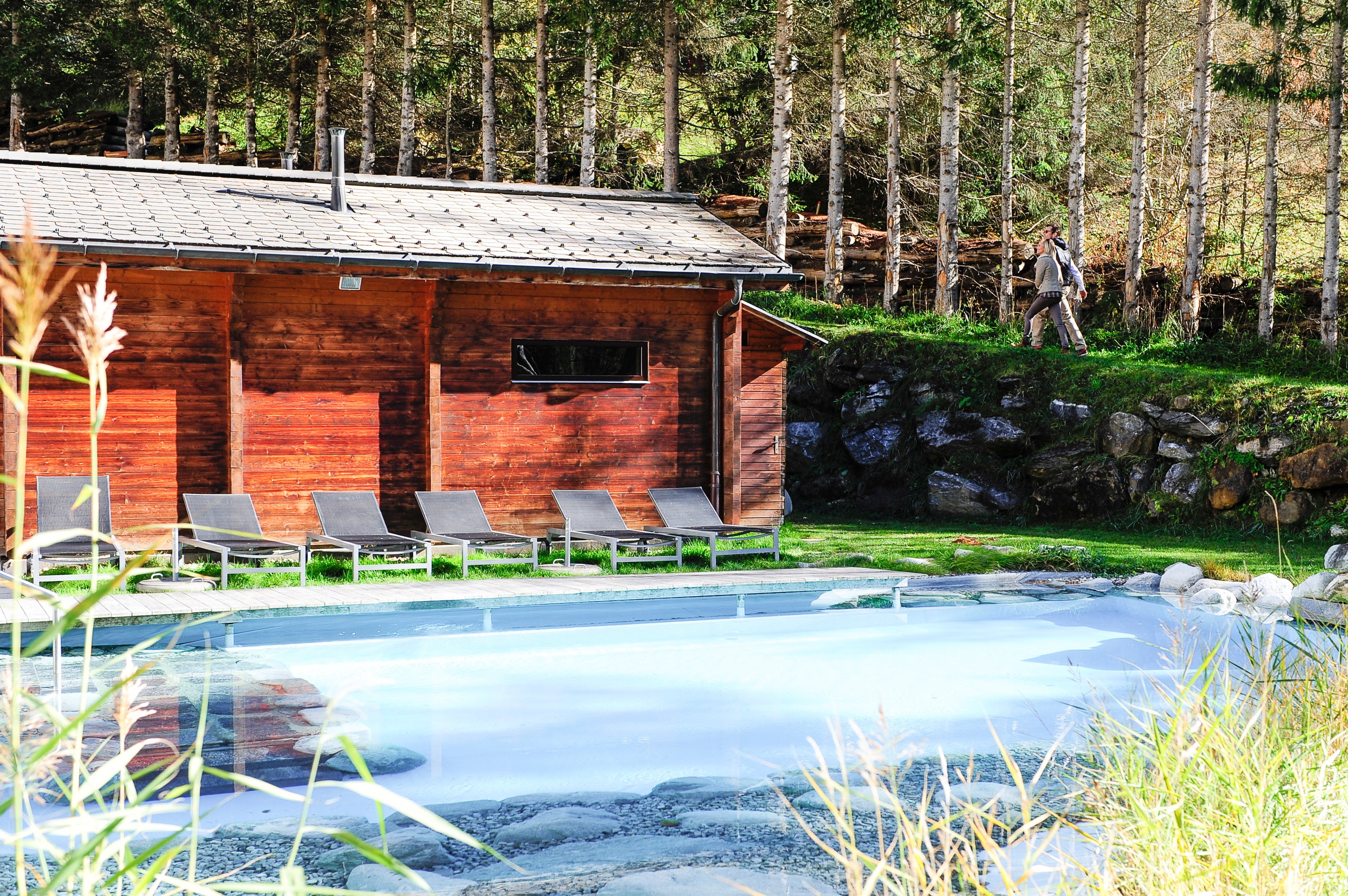 Le Bristol Leukerbad-泳池