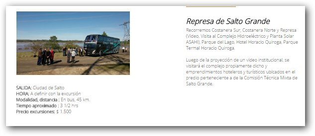 Visitas Guiadas-Salto必去景点