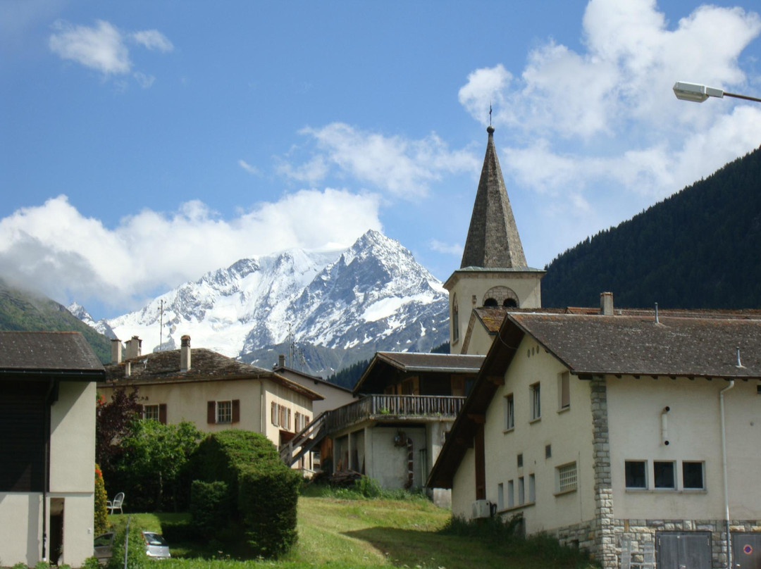 Bruson酒店住宿-Auberge des Alpes