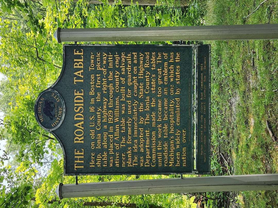 The First Roadside Table