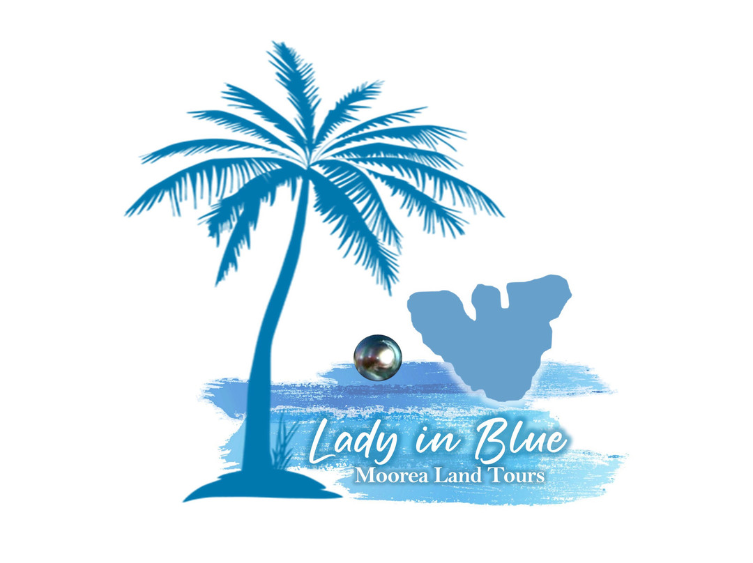Moorea - Lady in blue-马哈雷帕必去景点