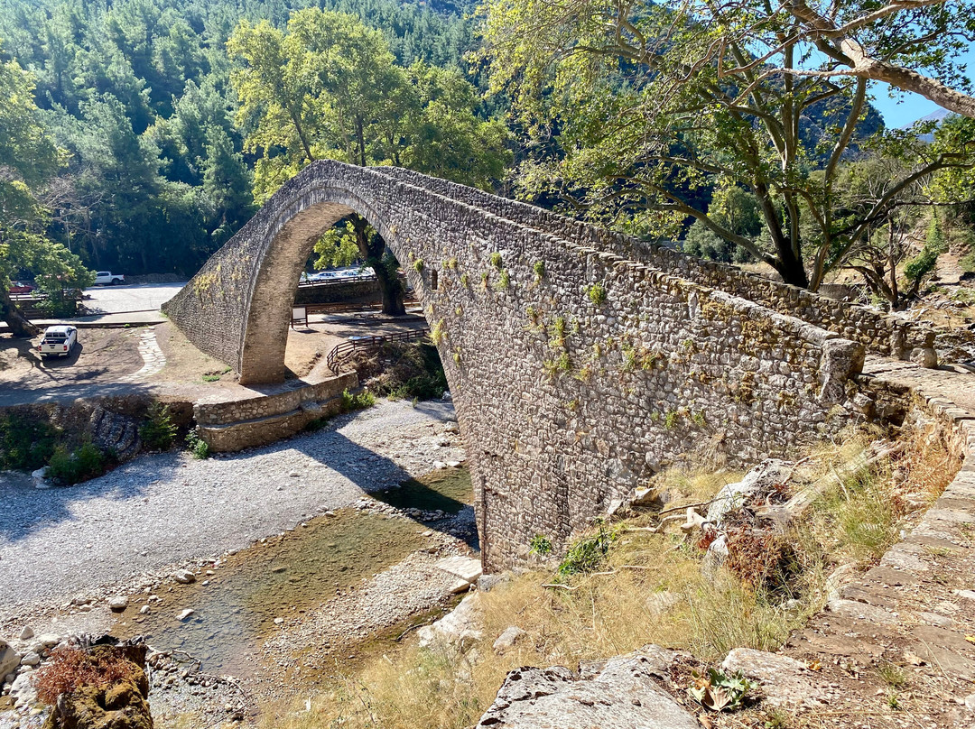 Arched Bridge of Portaikos River at Pyli