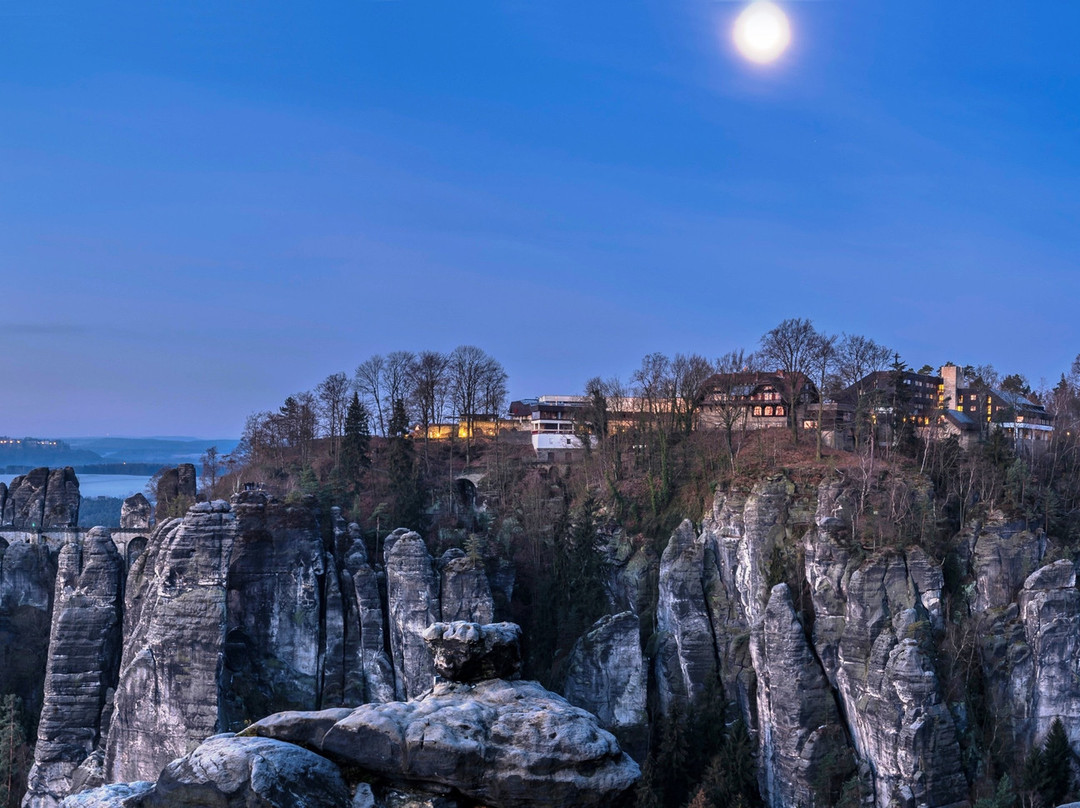 Uttewalde酒店住宿-Berghotel Bastei