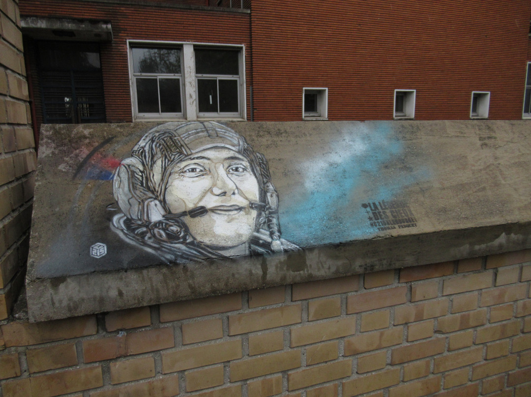 Fresque "Thomas Pesquet"