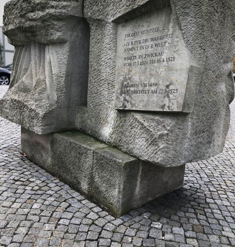 Thomas Müntzer und Bauernkrieg Denkmal Nicolaistrasse