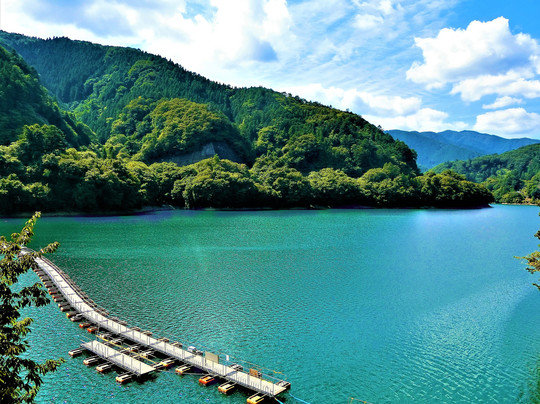 Mugiyama Floating Bridge-奥多摩町必去景点