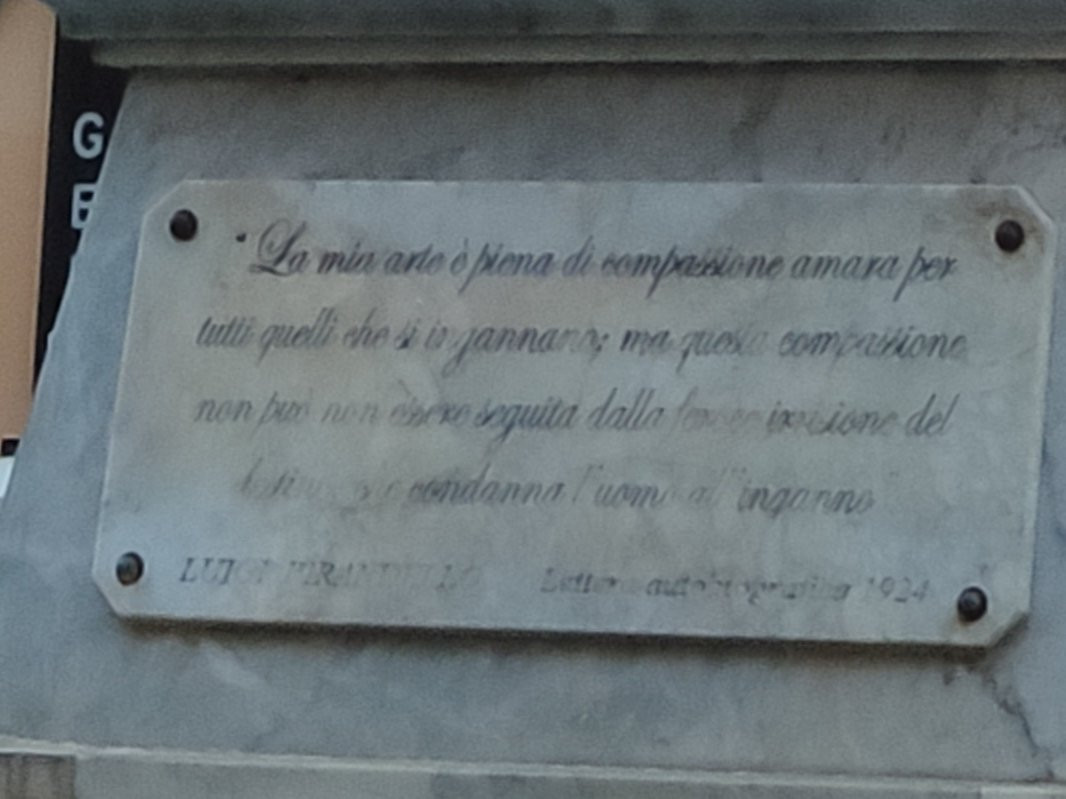 Monumento a Luigi Pirandello景点图片