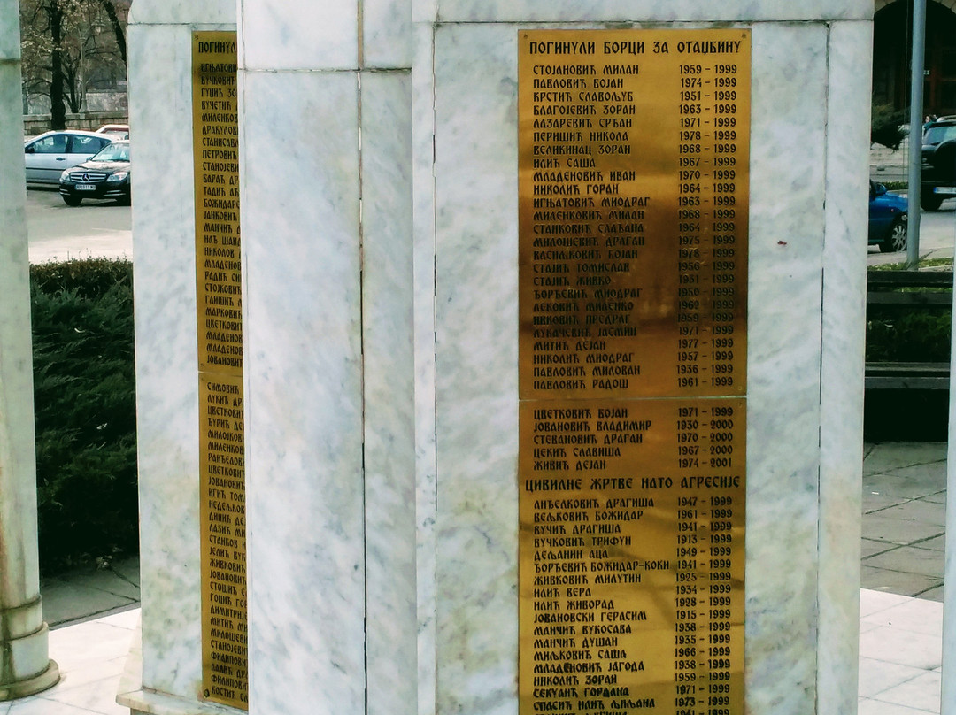 Monument to the Victims of NATO Bombardment in 1999-Nis必去景点
