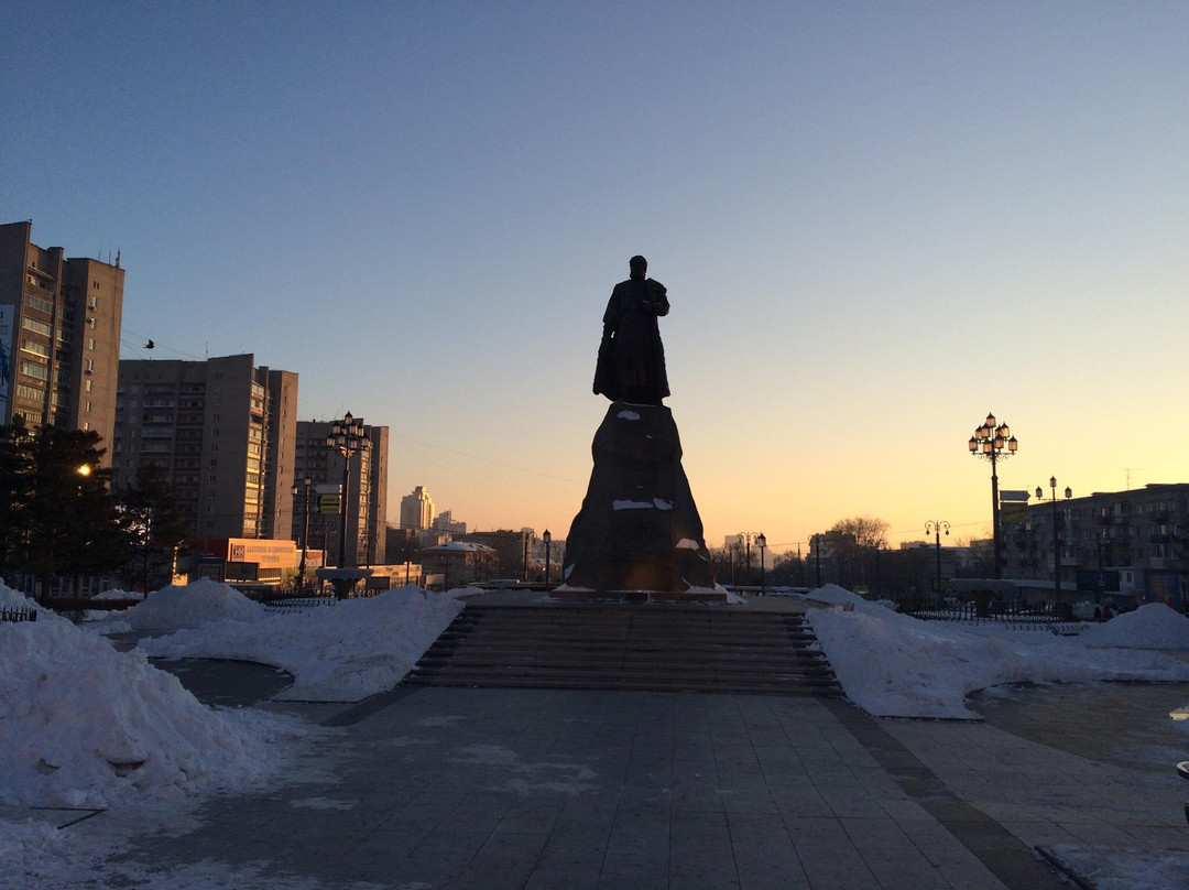 Monument to Erofey Khabarov-哈巴罗夫斯克必去景点