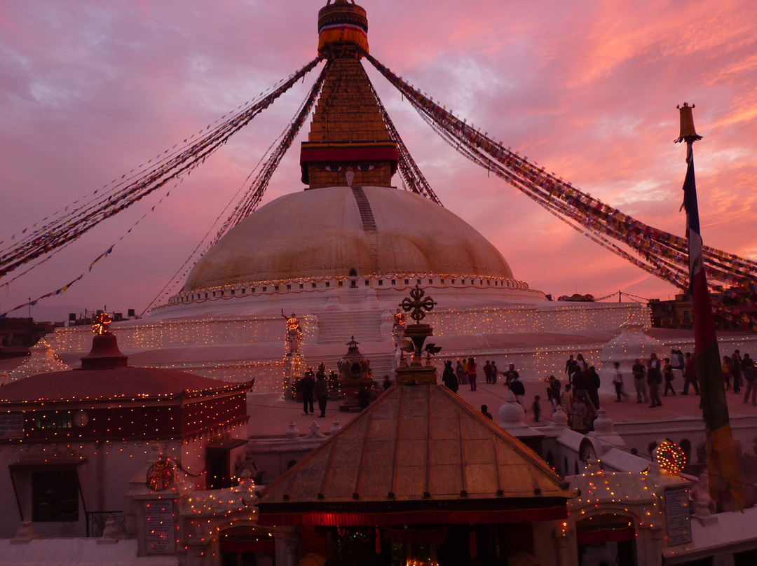 博大哈佛塔-加德满都必去景点