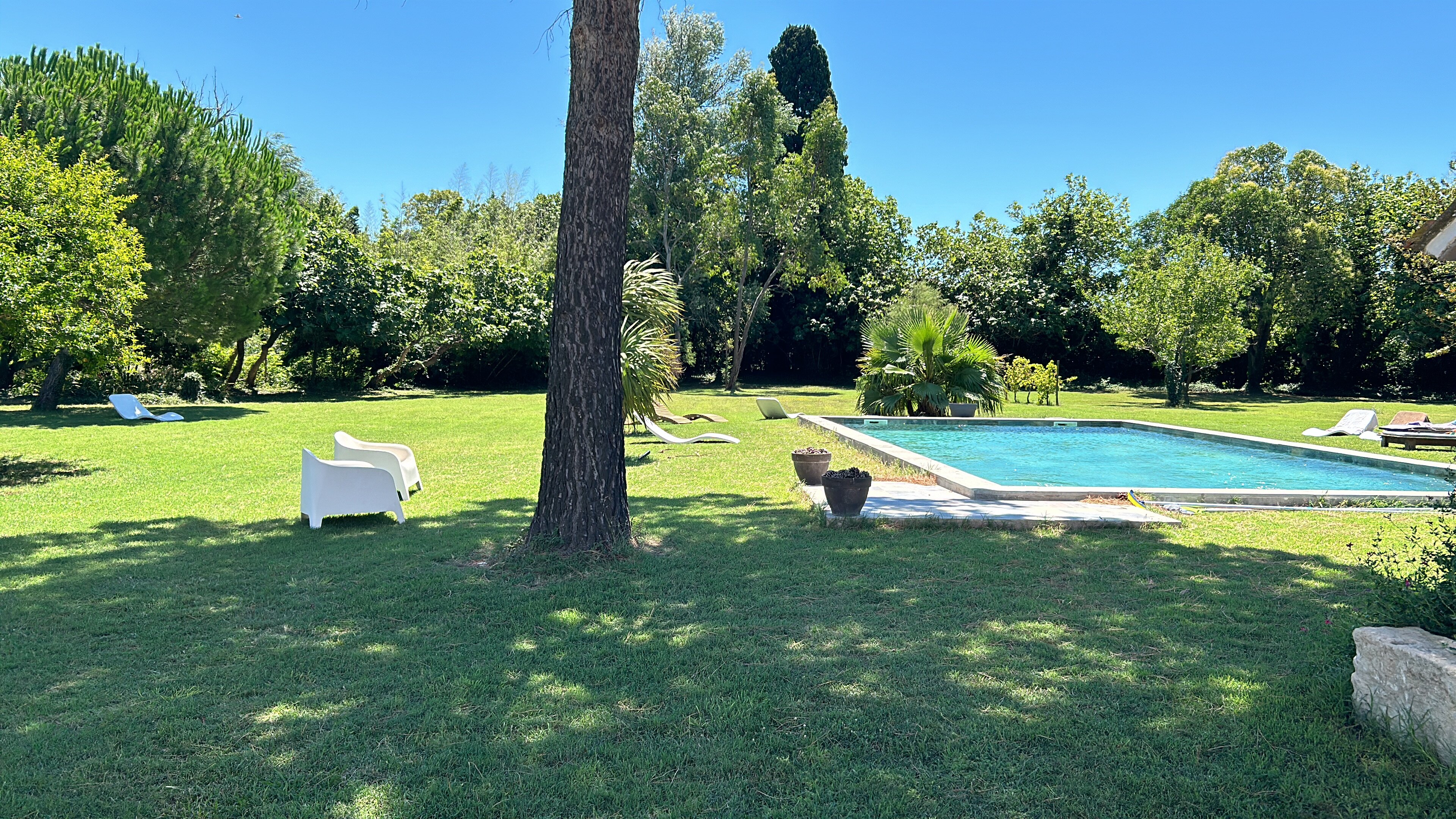 Mas de Bouvet-泳池