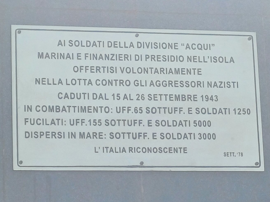 Memorial Acqui Division景点图片