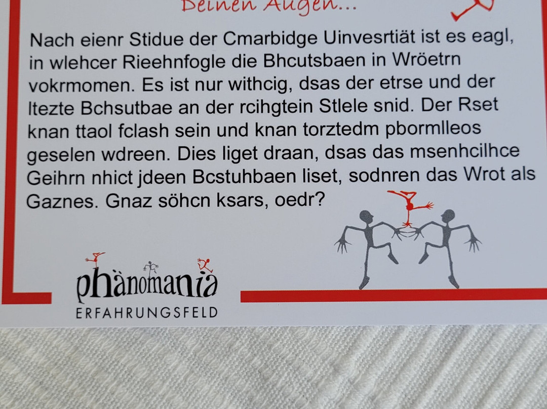 Phanomania Erfahrungsfeld-埃森必去景点