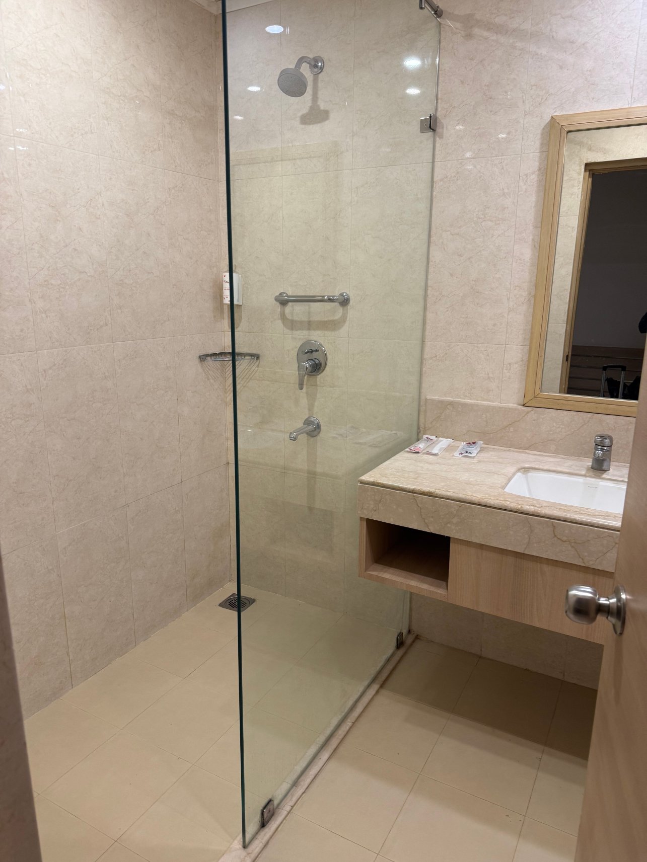 红狐狸柠檬树酒店，德拉敦-浴室