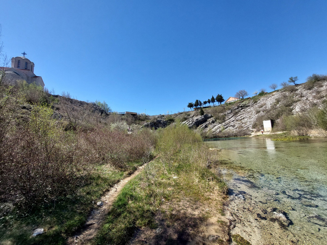 Cetina river spring blue eye